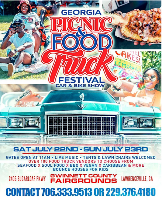 Georgia PicNic- Food Truck Festival-Car N Bike Show 2023